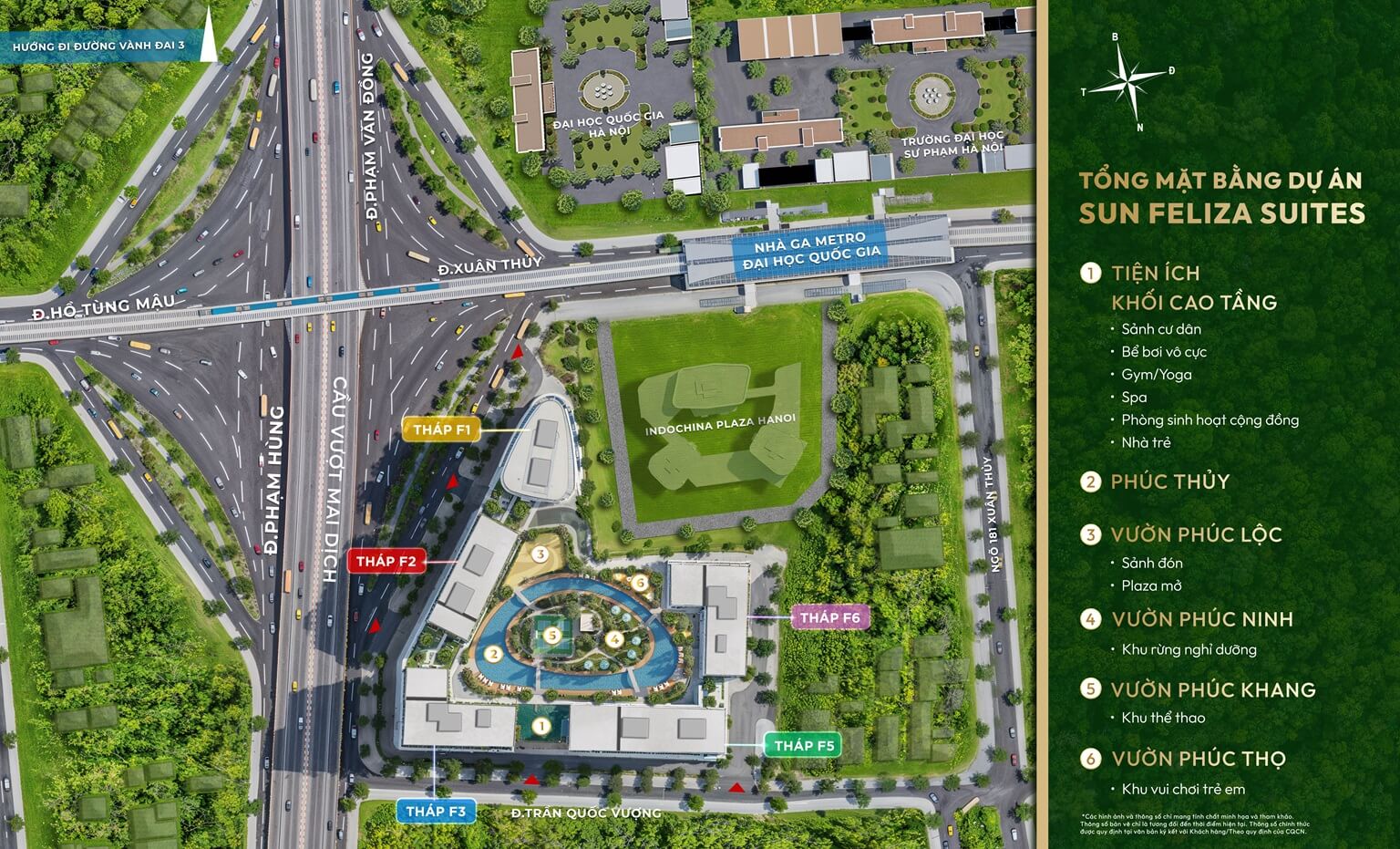 Tiện ích Sun Feliza Suites