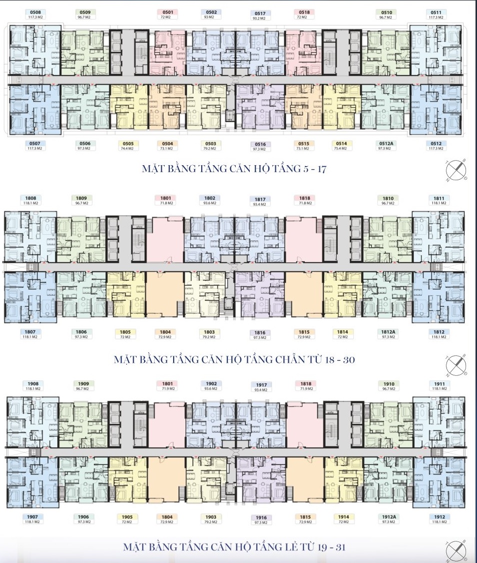 Mặt bằng Viha Leciva 107 Nguyễn Tuân