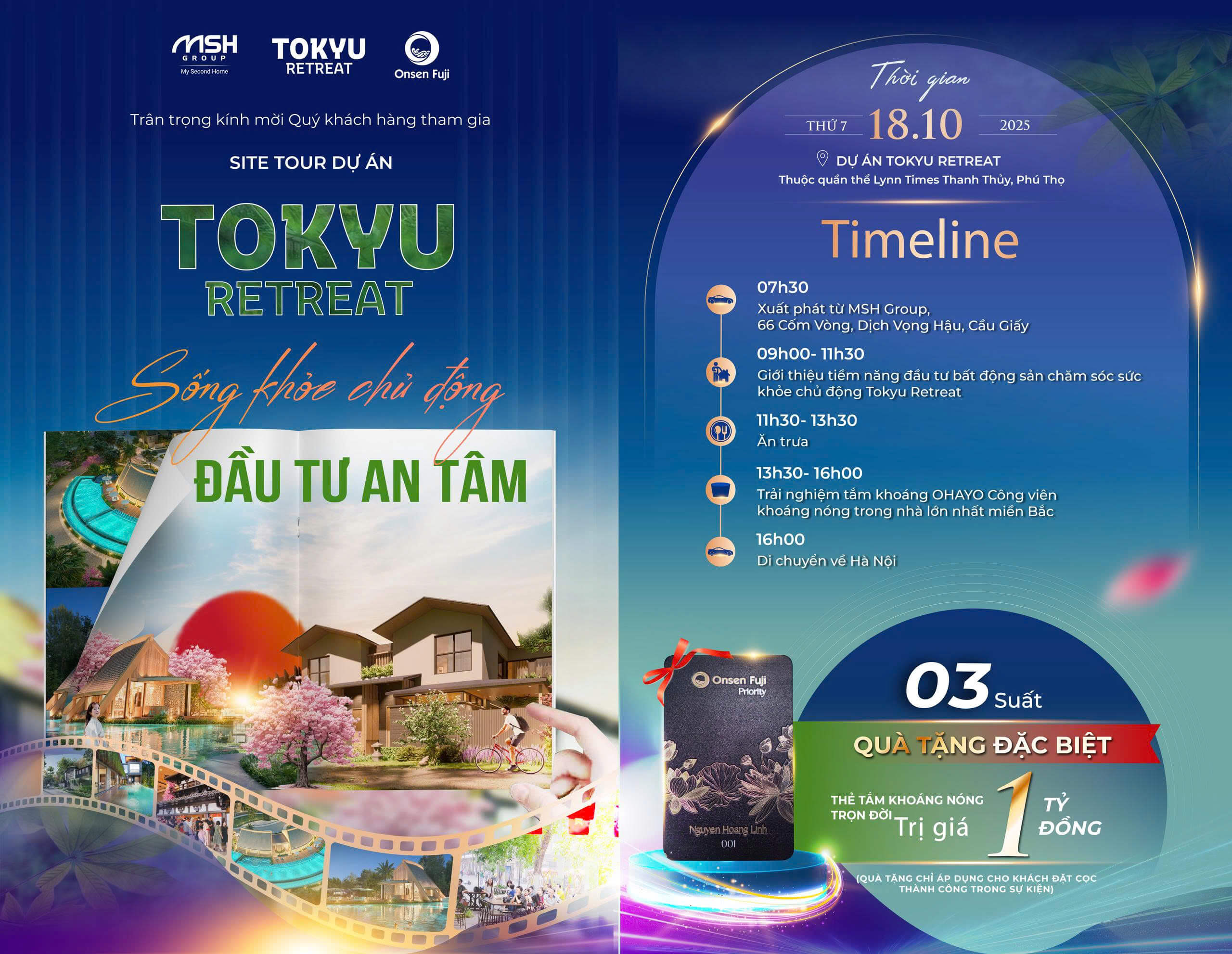 Site Tour Dự Án Tokyu Retreat