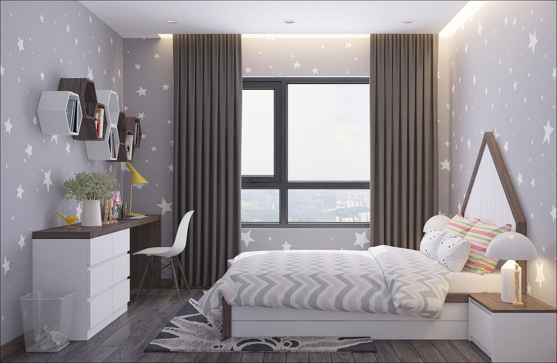 Căn hộ 2 phòng ngủ Bluegem Tower