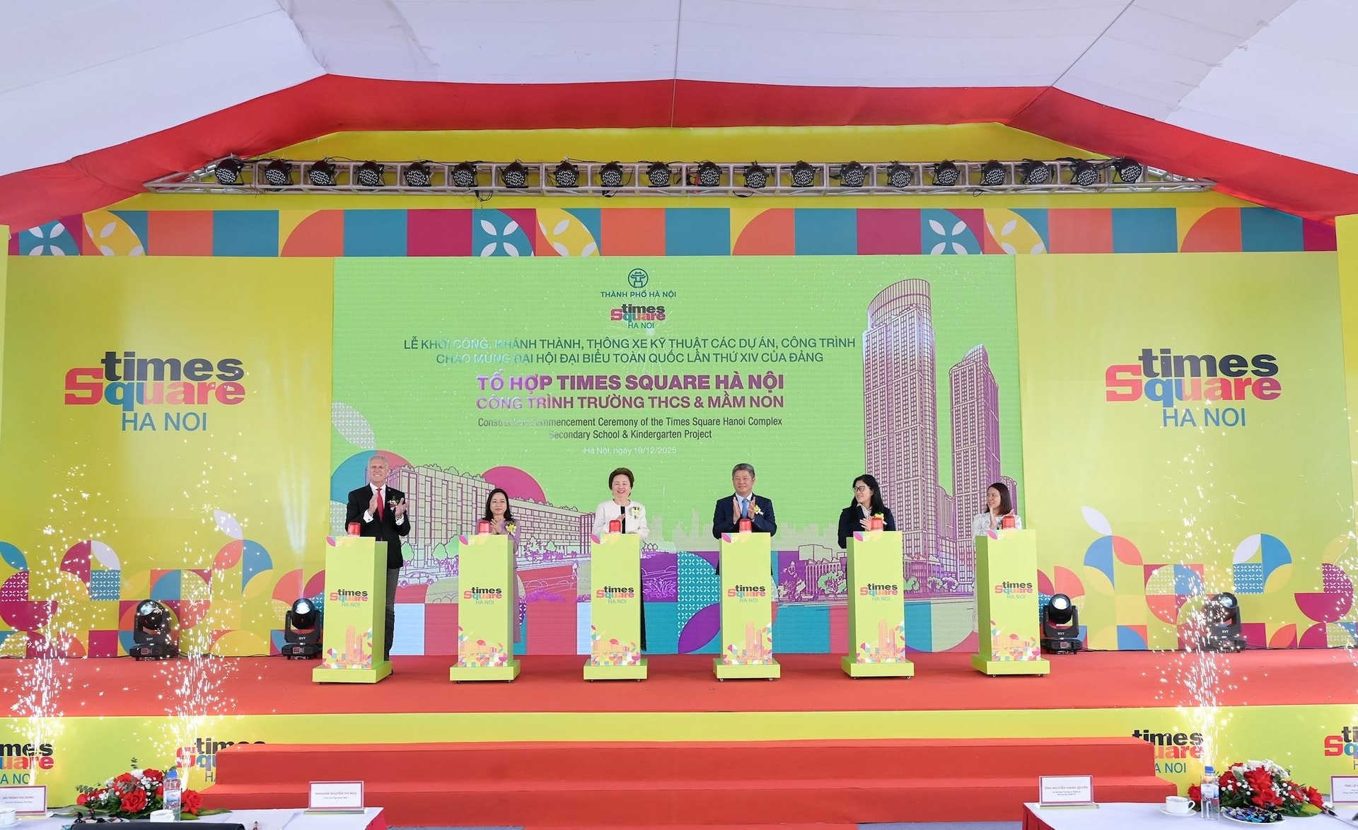 Lễ khởi công dự án Times Square Hà Nội