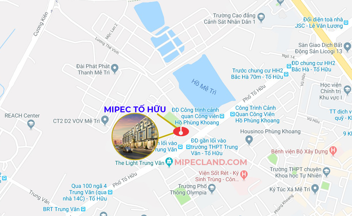Vị trí Mipec Tố Hữu