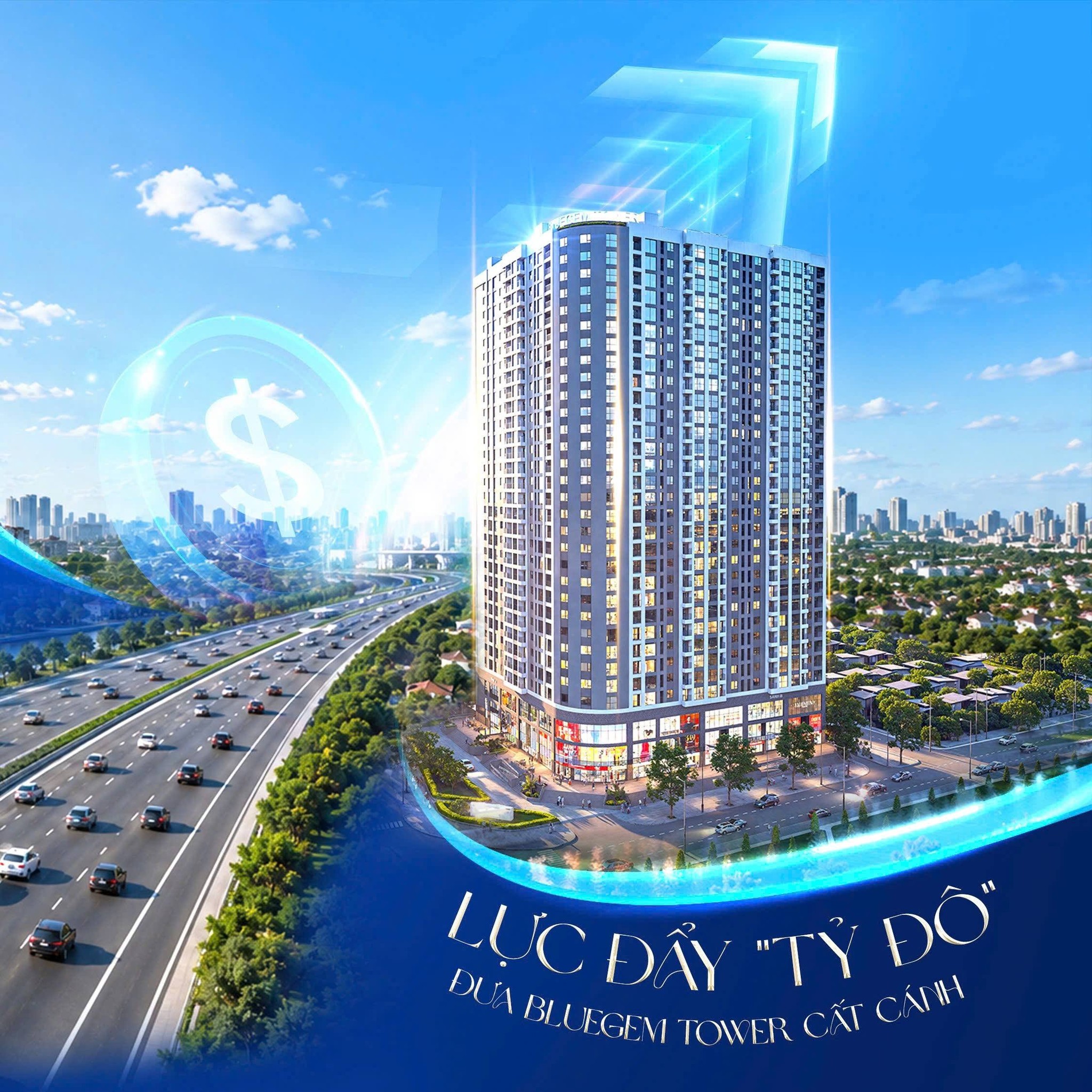 Bluegem Tower bứt phá nhờ lực đẩy tỷ đô