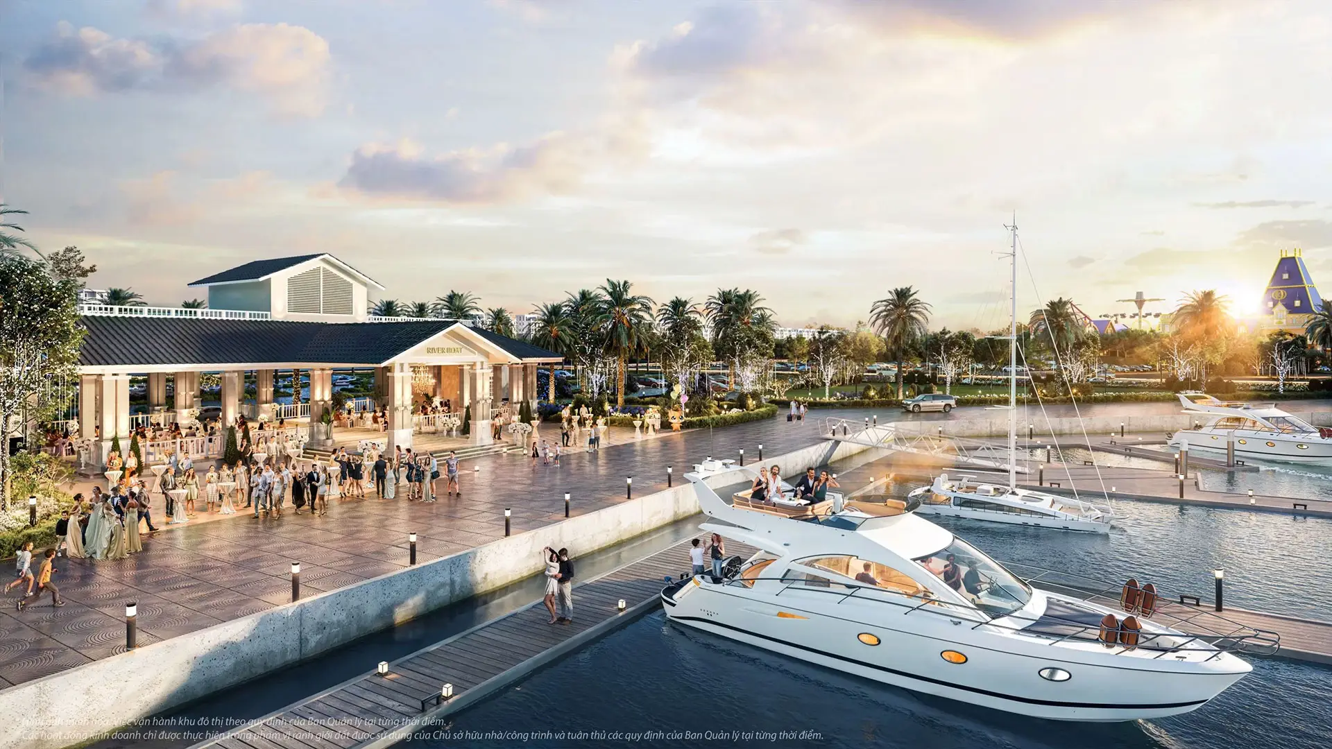 Bến du thuyền tại dự án Catbarina Bay