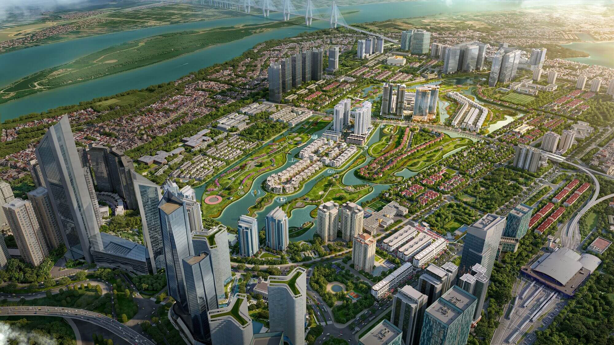 Maison Privee nằm trong quần thể khu đô thị Ciputra