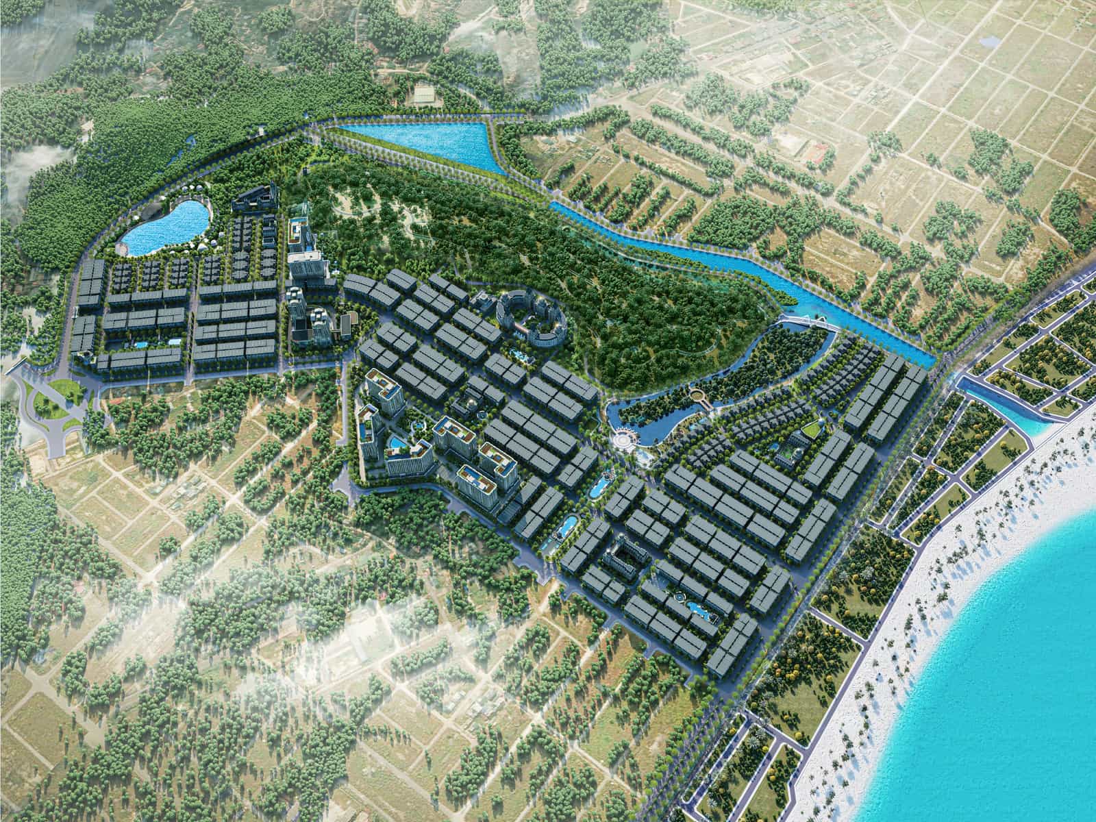 Phối cảnh tổng thể dự án Noble Palace Hạ Long