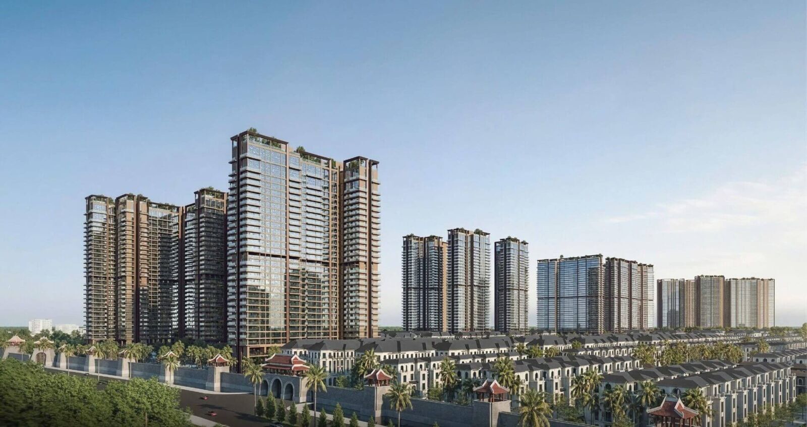 Phân khu cao tầng dự án
