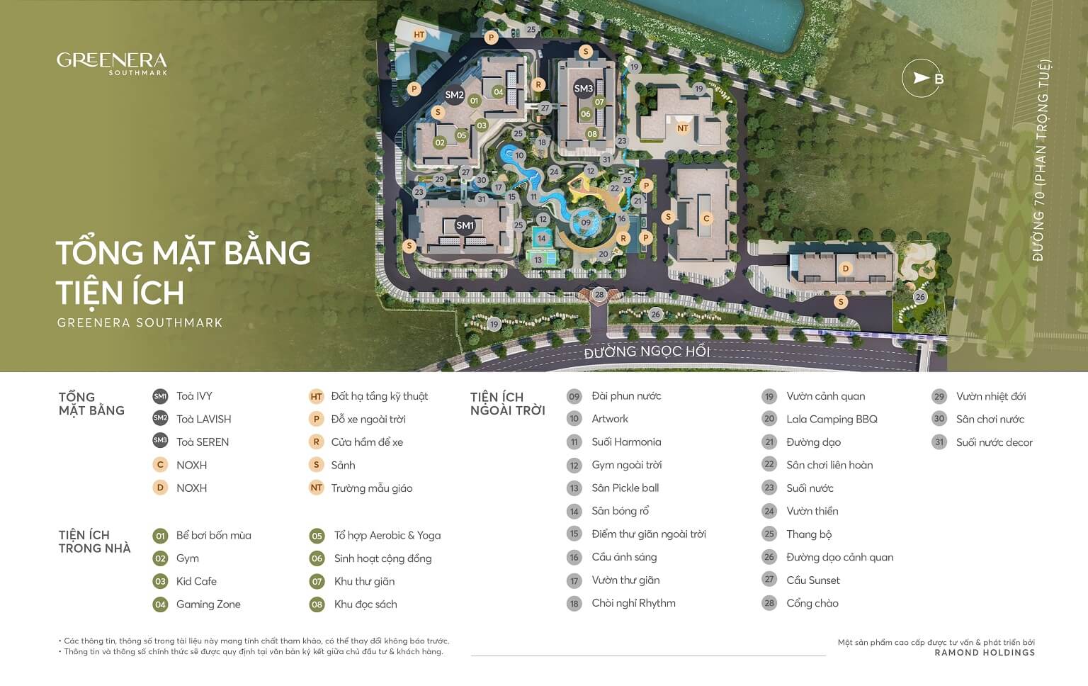Hệ thống tiện ích dự án Greenera Southmark