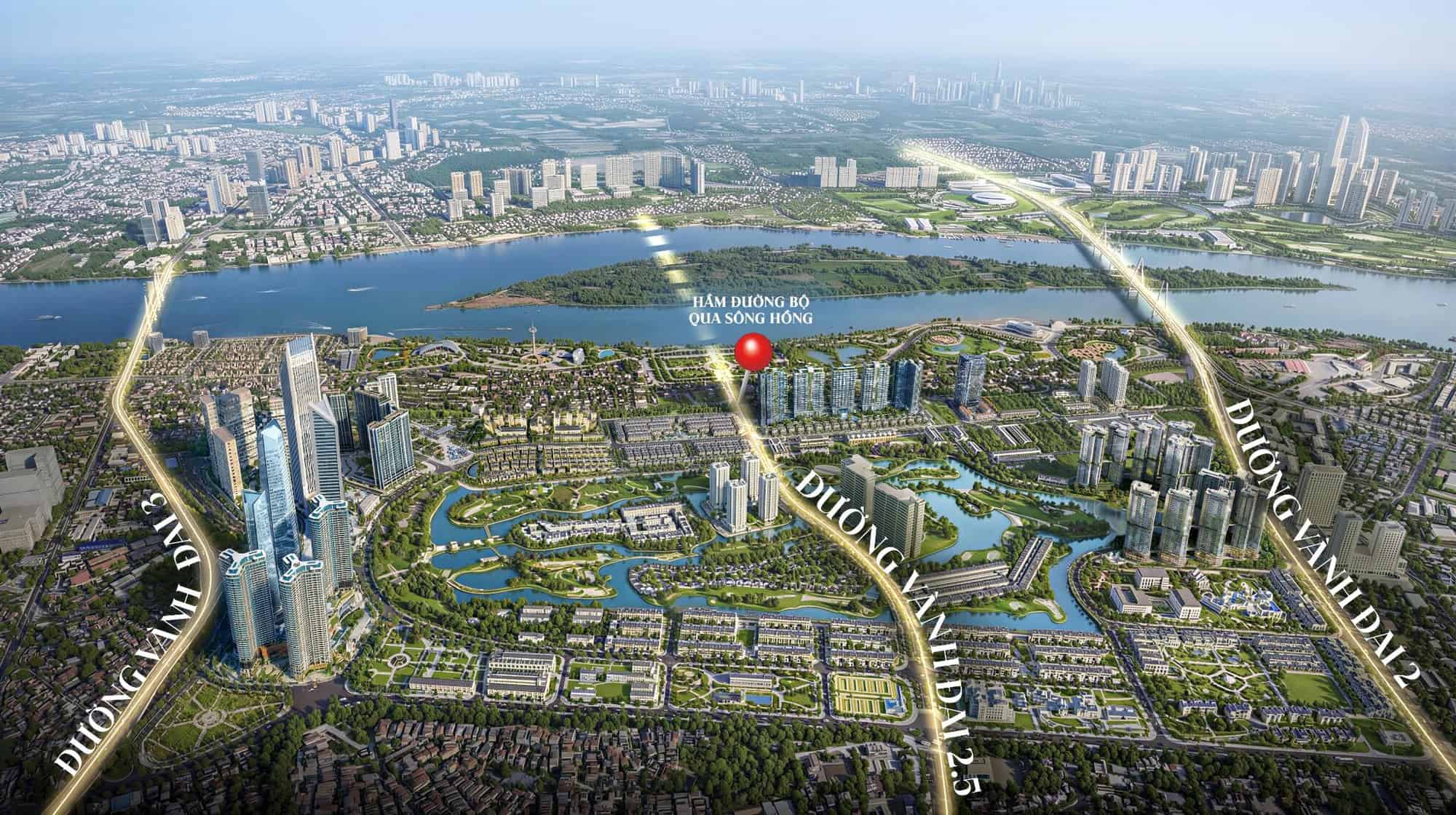 Phong thuỷ gần Sông lớn tại dự án NobleX West Lake