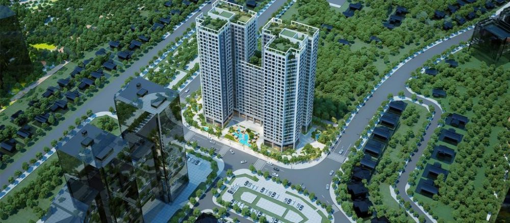 Phối cảnh tổng quan dự án Tecco Skyville Tower
