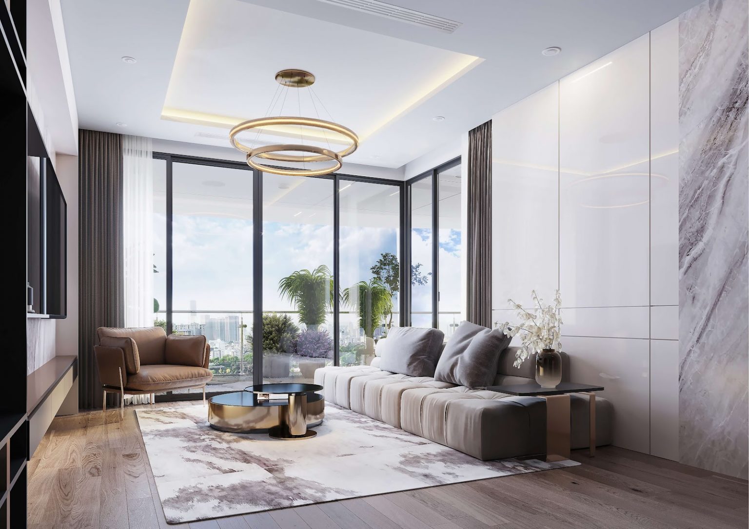Thiết kế nội thất căn hộ dự án T&T Capella