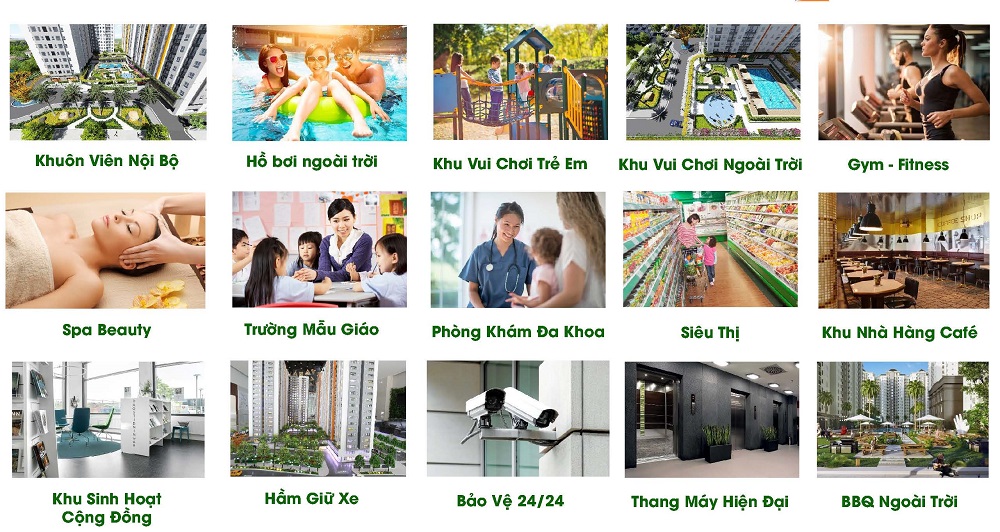 Tiện ích dự án Tecco Skyville Tower