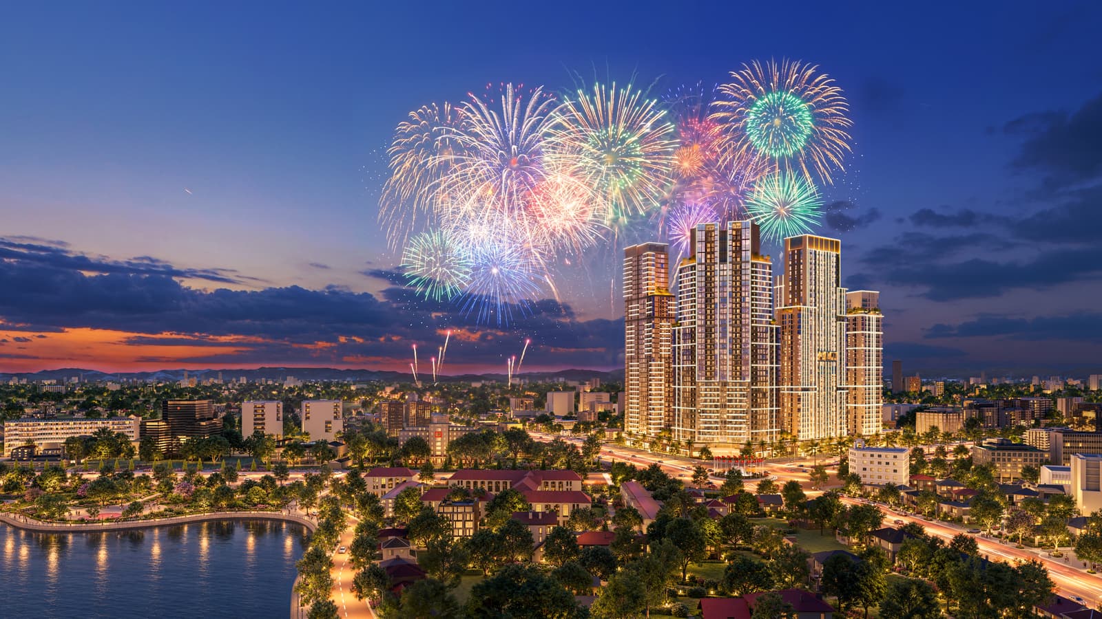 Phối cảnh biểu tượng dự án Sun Glory Residence Vinh