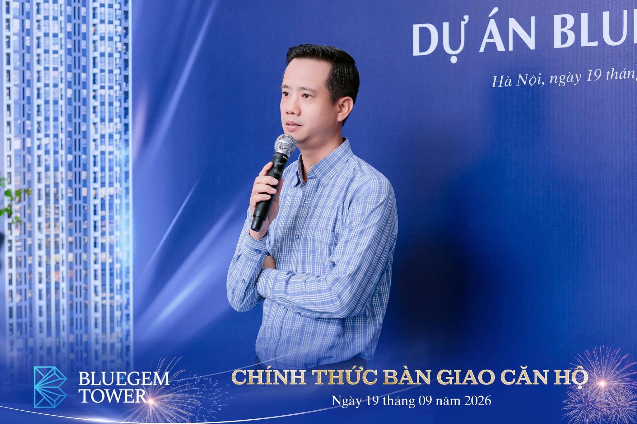 Hình ảnh trong buổi lễ bàn giao căn hộ Bluegem Tower