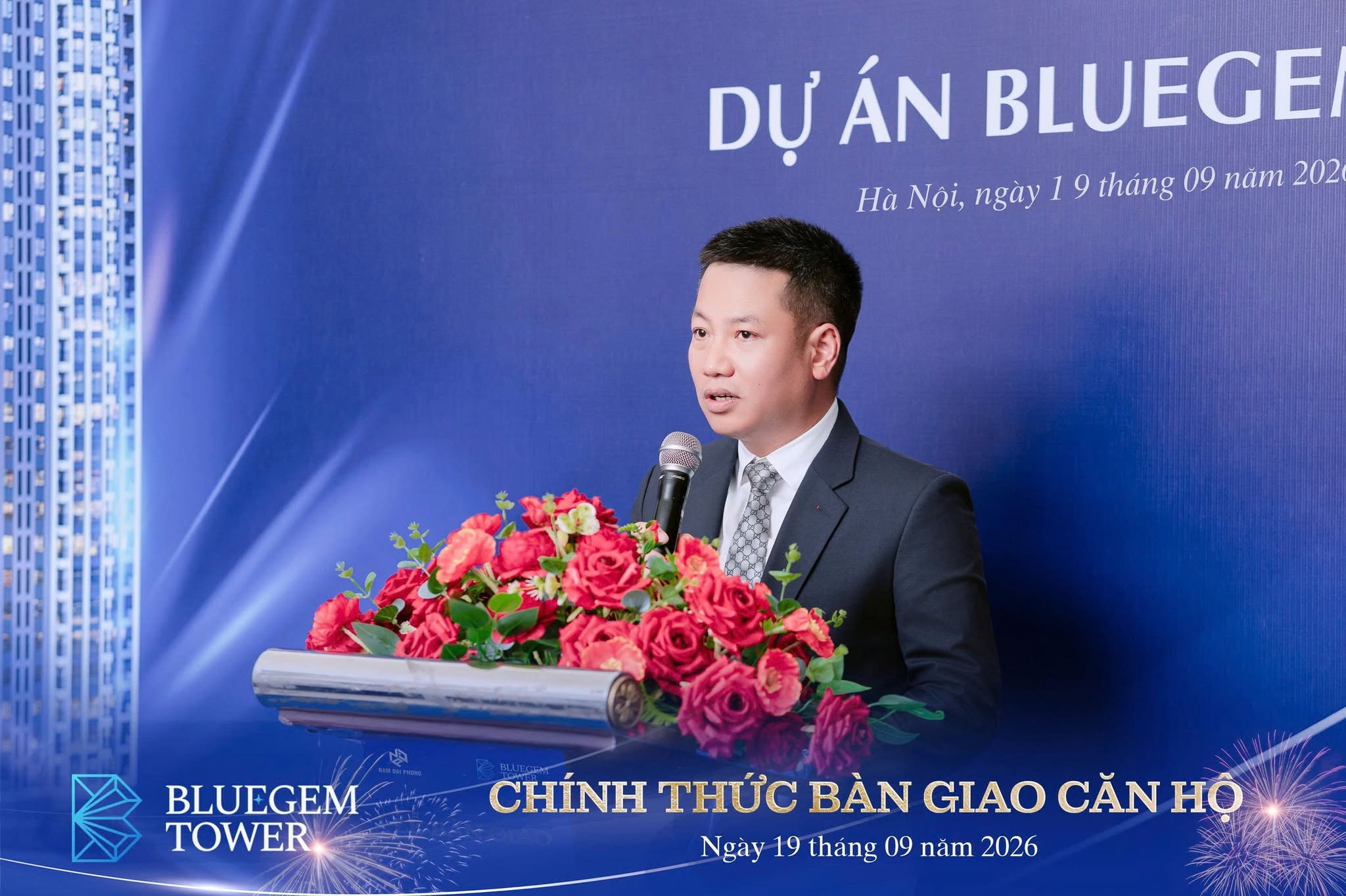 Hình ảnh trong buổi lễ bàn giao căn hộ Bluegem Tower